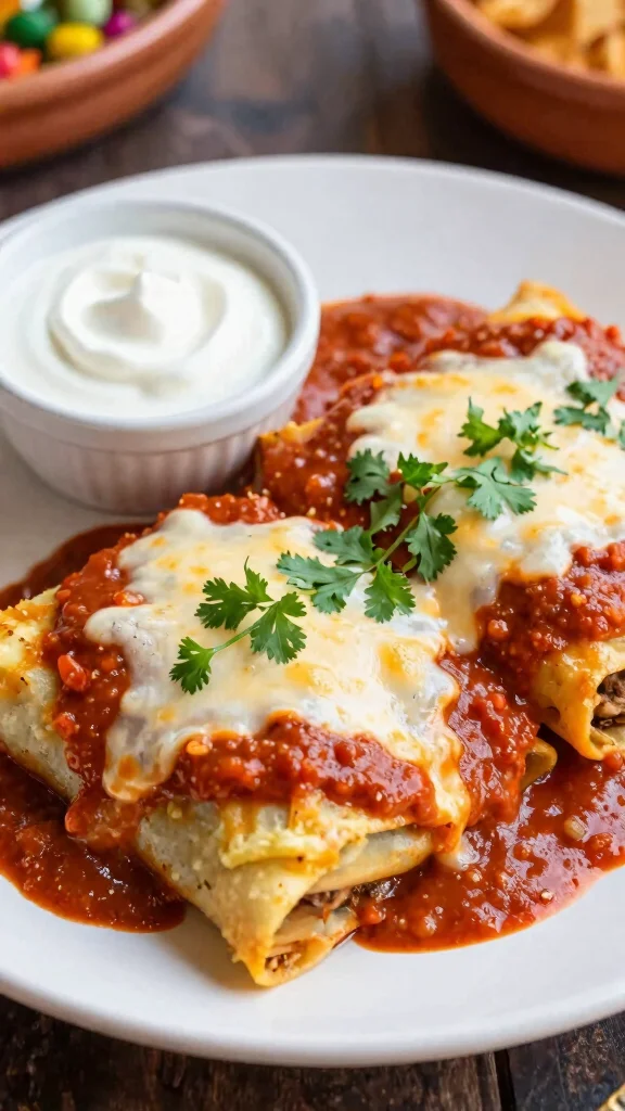 15 Ground Lamb Recipes for Easy Flavor-Packed Dinners - 12. Lamb Enchiladas with Red Sauce 1
