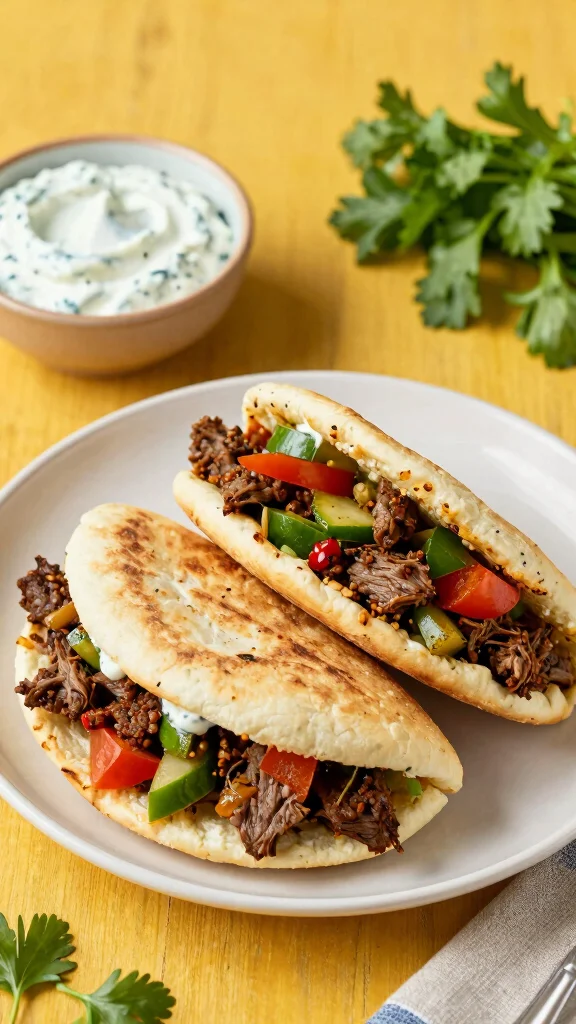 15 Ground Lamb Recipes for Easy Flavor-Packed Dinners - 8. Greek Lamb Pita Sandwiches 1