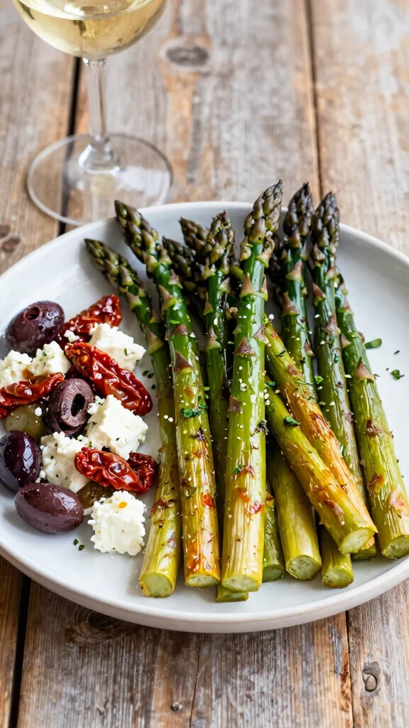 15 Oven-Roasted Asparagus Recipes That Come Out Perfect Every Time - 8. Mediterranean Roasted Asparagus 1