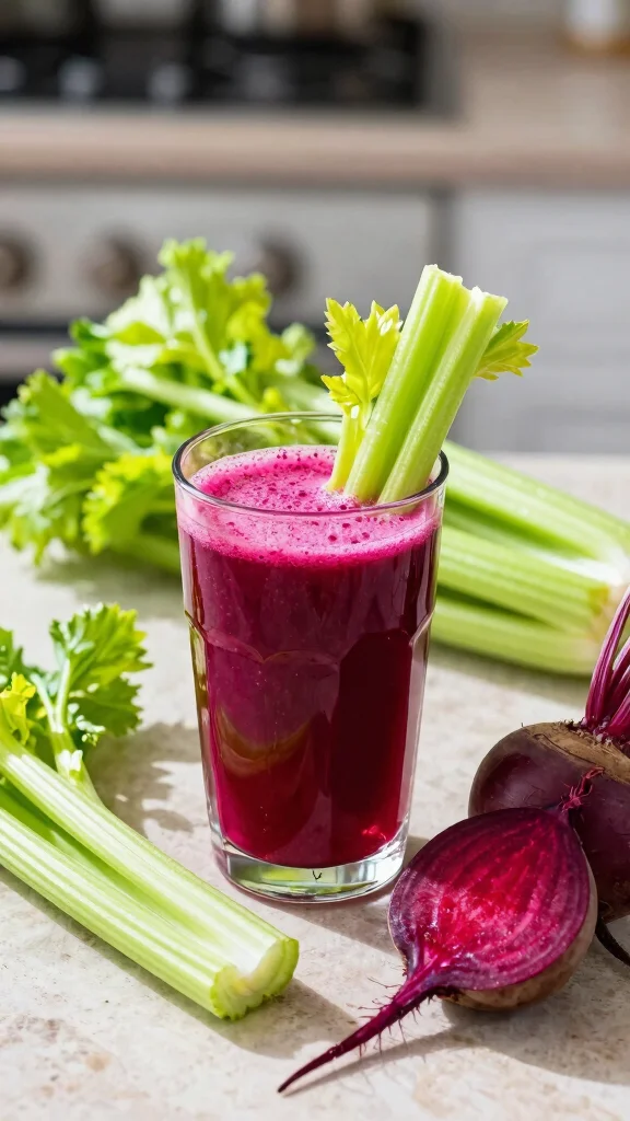 16 Beet Juice Recipes That Taste Better Than You’d Expect - 11. Beet and Celery Juice 1