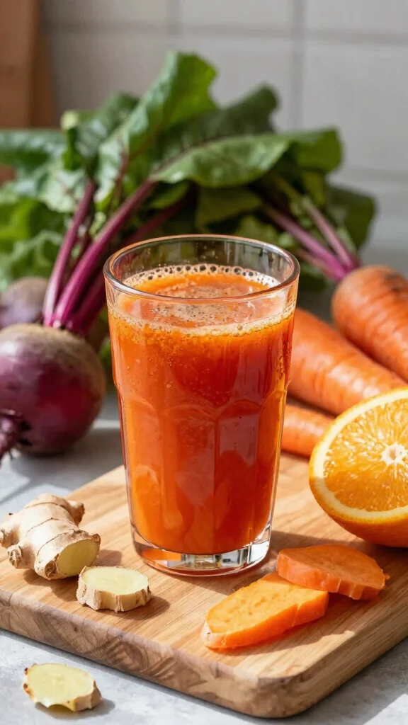 16 Beet Juice Recipes That Taste Better Than You’d Expect - 2. Beet and Carrot Delight 1