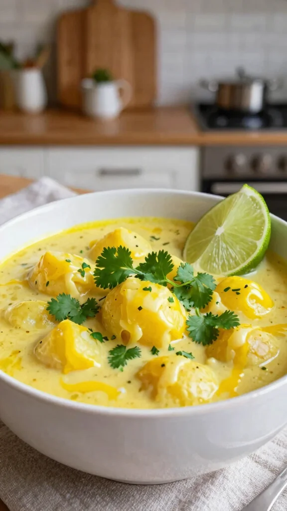 16 Loaded Baked Potato Soup Recipes for Cozy Nights - 15. Curried Loaded Baked Potato Soup 1