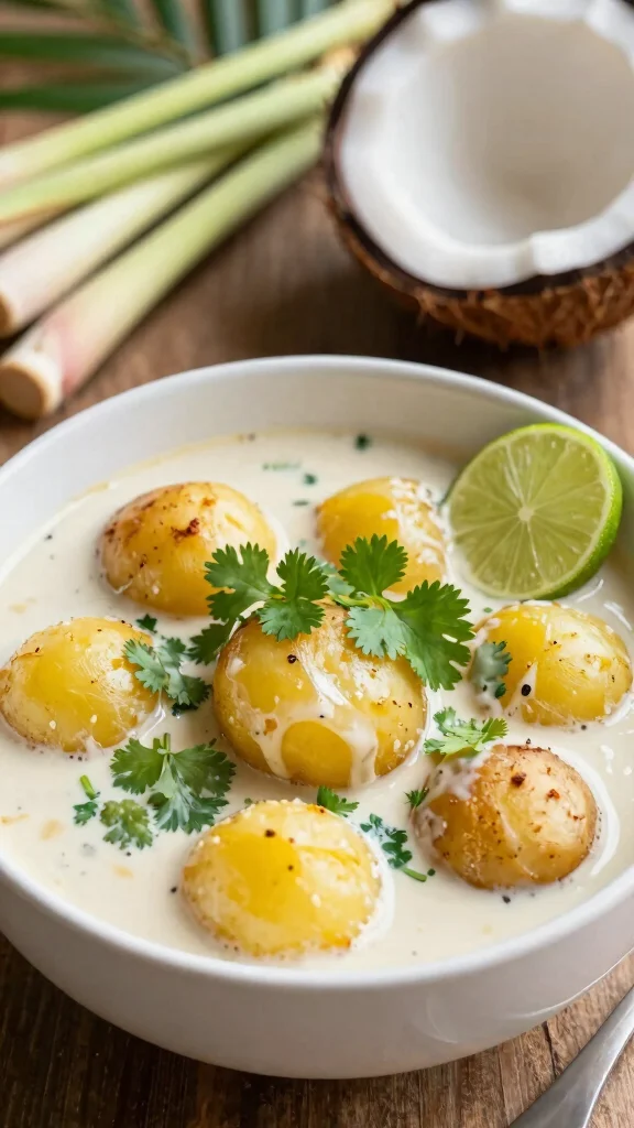 16 Loaded Baked Potato Soup Recipes for Cozy Nights - 8. Thai Coconut Loaded Baked Potato Soup 1