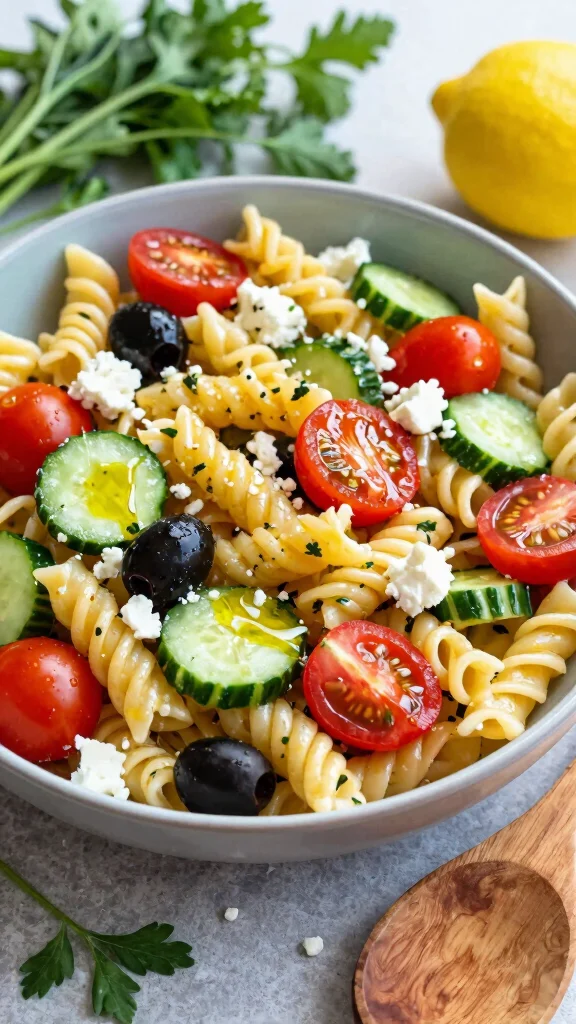 16 Tomato Pasta Recipes for Simple Weeknight Dinners - 6. Mediterranean Tomato Pasta Salad 1