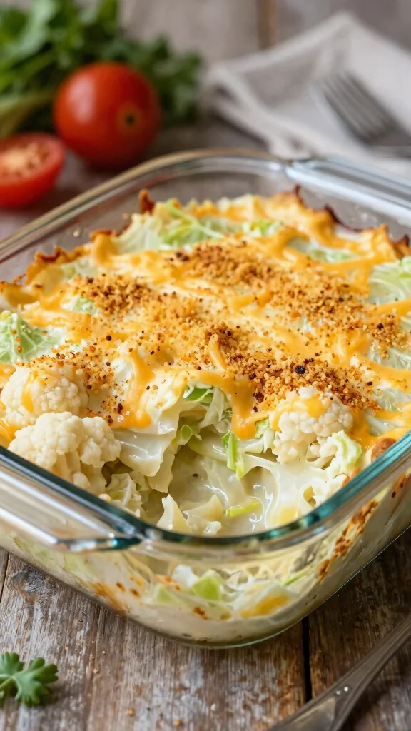 17 Cabbage Casserole Recipes That Are Cozy and Budget-Friendly - 14. Cabbage and Cauliflower Casserole 1