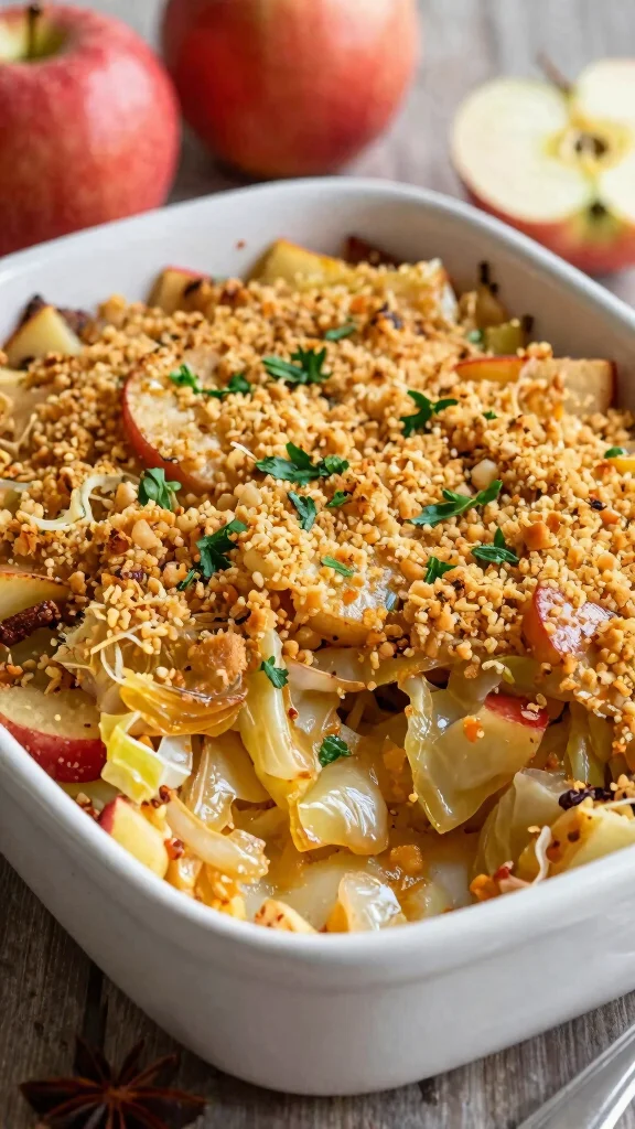 17 Cabbage Casserole Recipes That Are Cozy and Budget-Friendly - 15. Cabbage and Apples Casserole 1