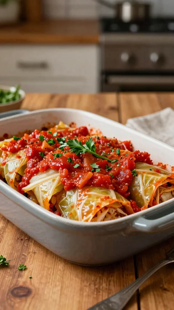 17 Cabbage Casserole Recipes That Are Cozy and Budget-Friendly - 2. Classic Cabbage Roll Casserole 1