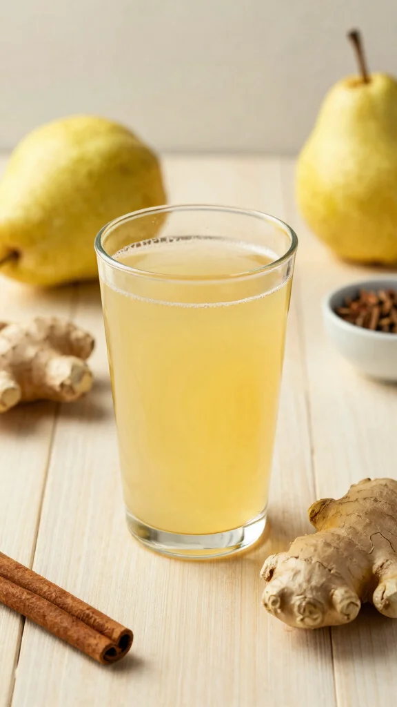 17 Juicing Recipes for Health That Taste Amazing Too - 12. Spiced Pear & Ginger Juice 1