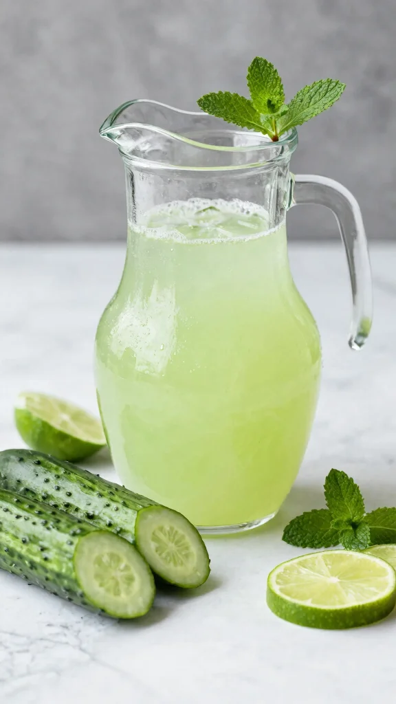 17 Juicing Recipes for Health That Taste Amazing Too - 6. Cucumber Mint Refresher 1