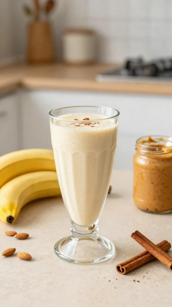 17 Juicing Recipes for Health That Taste Amazing Too - 9. Almond & Banana Smoothie Juice 1