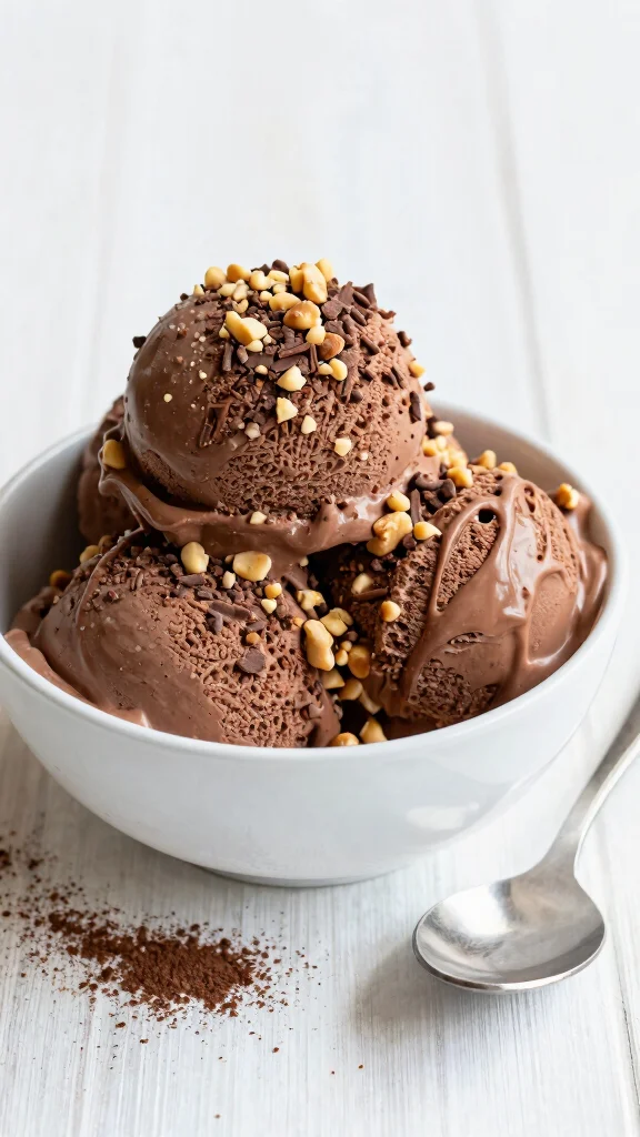 17 Ninja Creami Protein Ice Cream Recipes That Taste Like a Treat - 1. Chocolate Peanut Butter Bliss 1