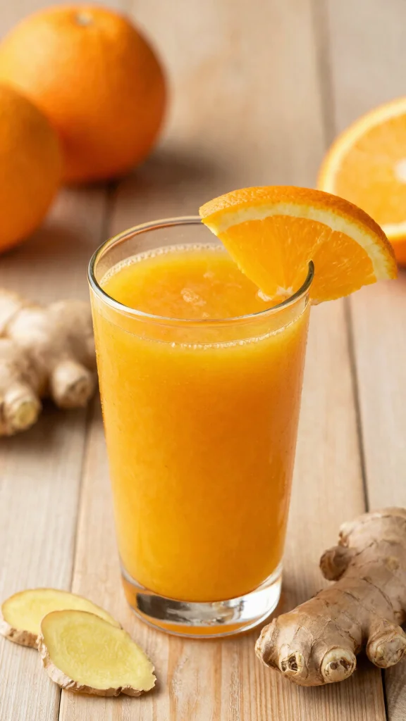 17 Orange Juice Recipes to Brighten Up Your Morning - 11. Spicy Orange Ginger Juice 1