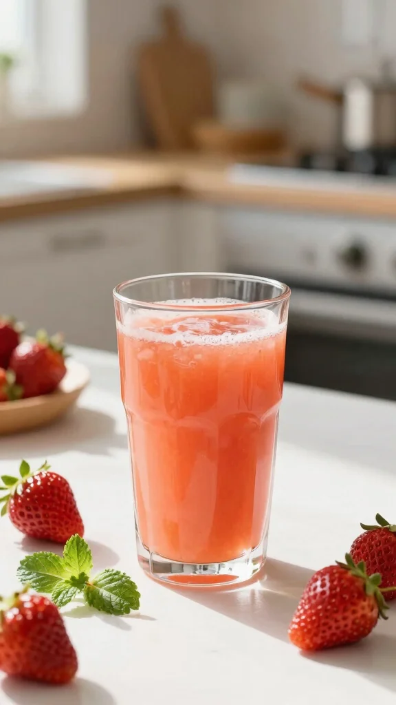 17 Orange Juice Recipes to Brighten Up Your Morning - 3. Strawberry Orange Juice Delight 1