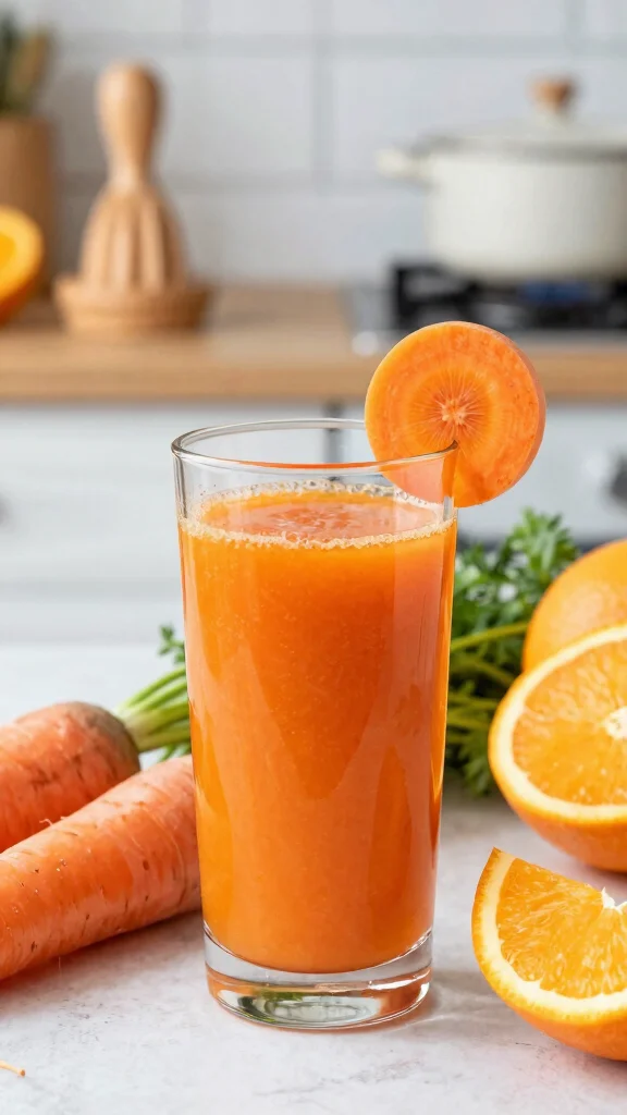 17 Orange Juice Recipes to Brighten Up Your Morning - 6. Orange and Carrot Juice Boost 1