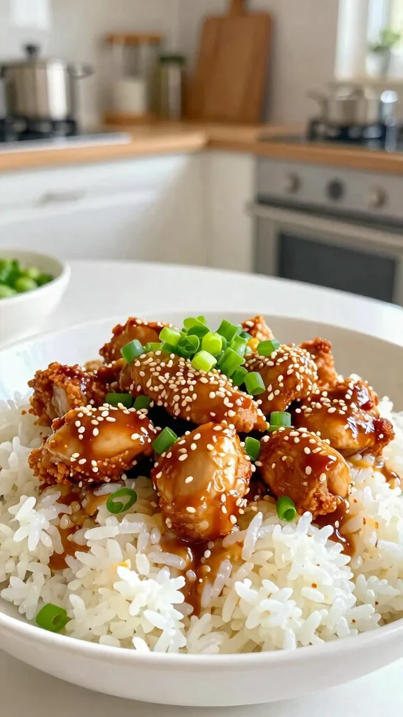 18 Chicken Rice Bowl Recipes for Quick Meal Prep - 18. Sesame Chicken Rice Bowl 1