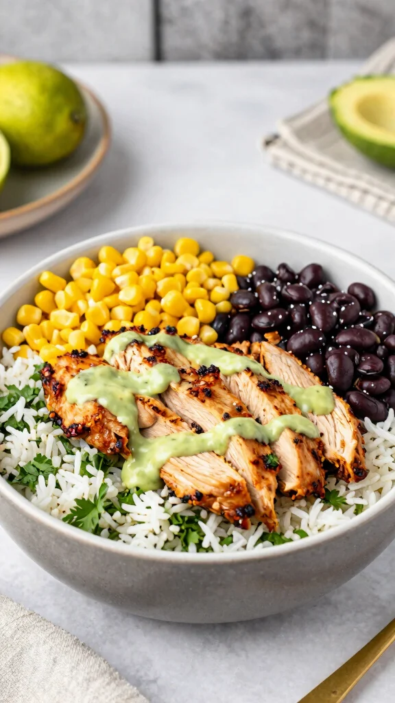 18 Chicken Rice Bowl Recipes for Quick Meal Prep - 9. Chipotle Chicken Rice Bowl 1