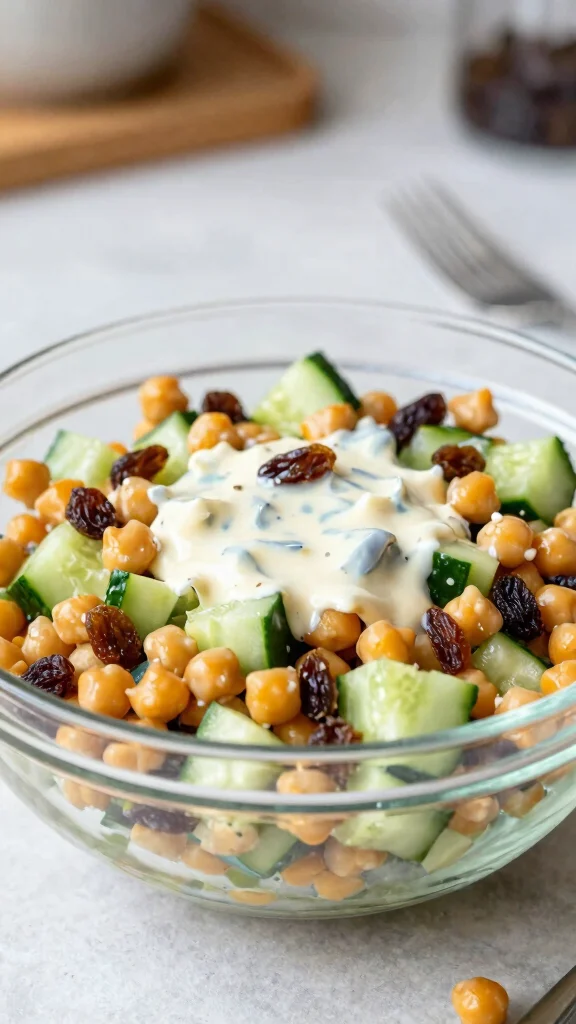 18 Dense Bean Salad Recipes for Easy High-Protein Lunches - 14. Curried Chickpea Salad 1