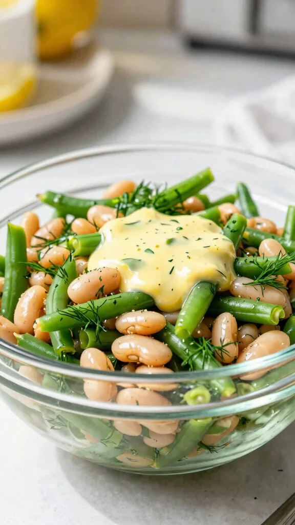 18 Dense Bean Salad Recipes for Easy High-Protein Lunches - 17. Bean Salad with Lemon and Dill Dressing 1