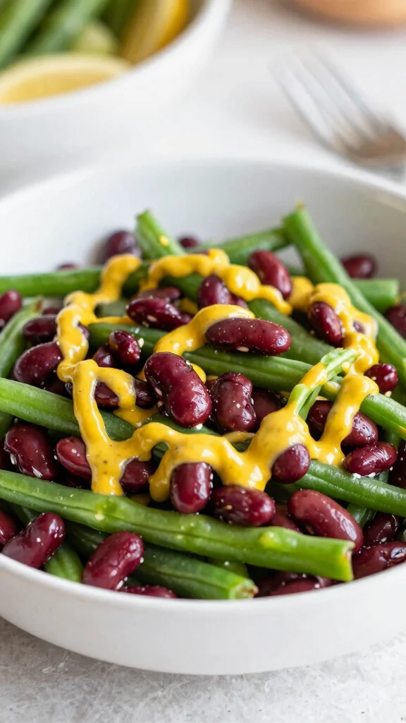 18 Dense Bean Salad Recipes for Easy High-Protein Lunches - 18. Bean Salad with Mustard Vinaigrette 1