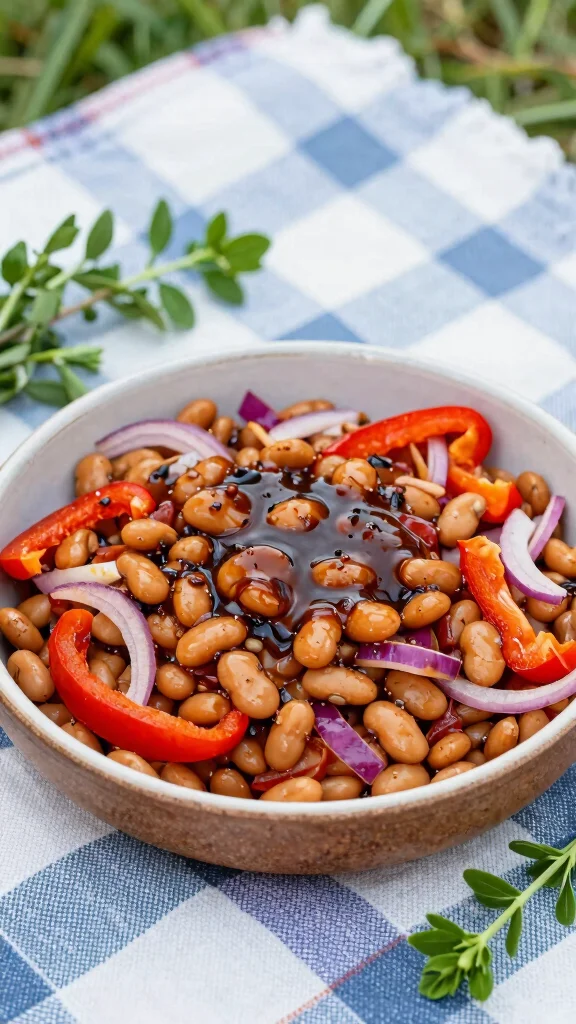 18 Dense Bean Salad Recipes for Easy High-Protein Lunches - 8. Smoky BBQ Bean Salad 1