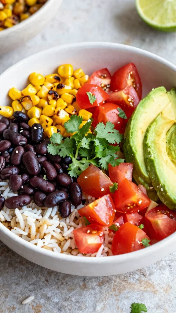 18 Meatless Meals That Keep You Full and Happy - 15. Vegan Burrito Bowl 1