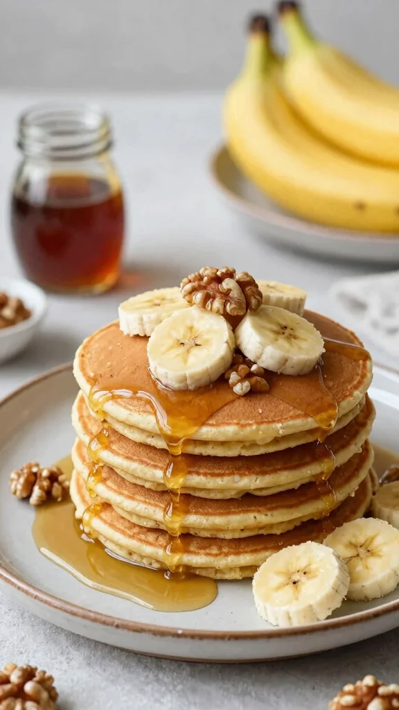 18 Meatless Meals That Keep You Full and Happy - 16. Banana Oatmeal Pancakes 1