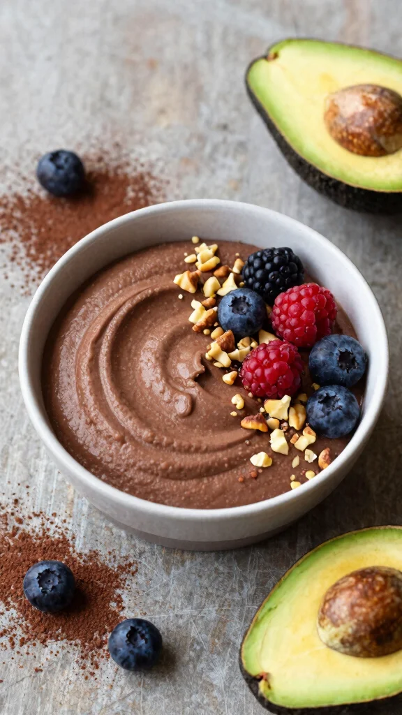 18 Meatless Meals That Keep You Full and Happy - 18. Chocolate Avocado Mousse 1