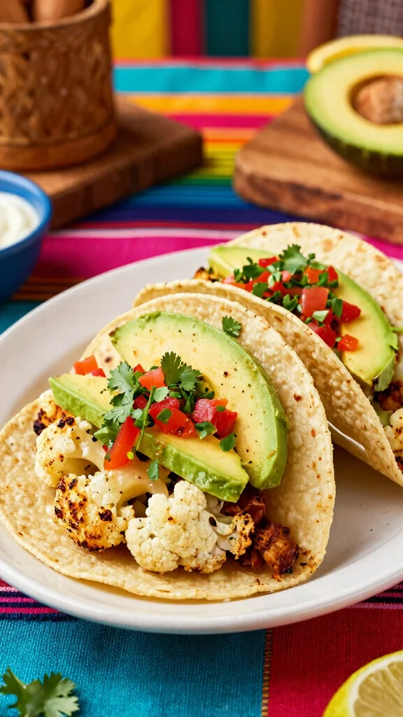18 Meatless Meals That Keep You Full and Happy - 5. Cauliflower Tacos 1
