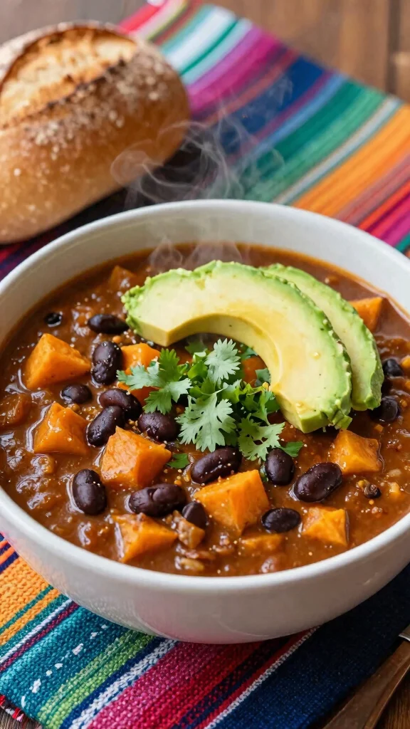 18 Meatless Meals That Keep You Full and Happy - 6. Sweet Potato and Black Bean Chili 1