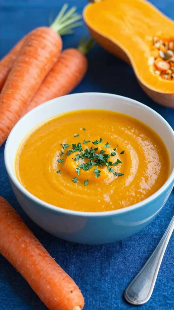 19 Creamy Butternut Squash Soup Recipes You'll Want to Make on Repeat - 10. Butternut Squash and Carrot Soup 1