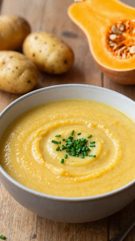 19 Creamy Butternut Squash Soup Recipes You'll Want to Make on Repeat - 19. Butternut Squash and Potato Soup 1