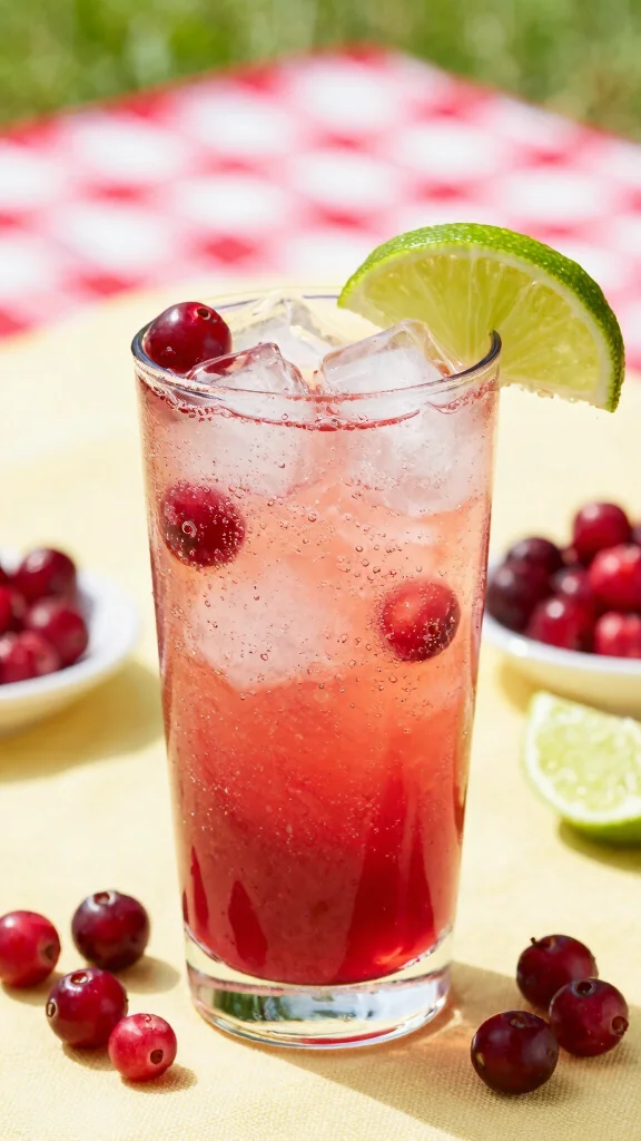 19 Refreshing and Easy Cranberry Juice Recipes - 11. Cranberry Tonic Refresher 1