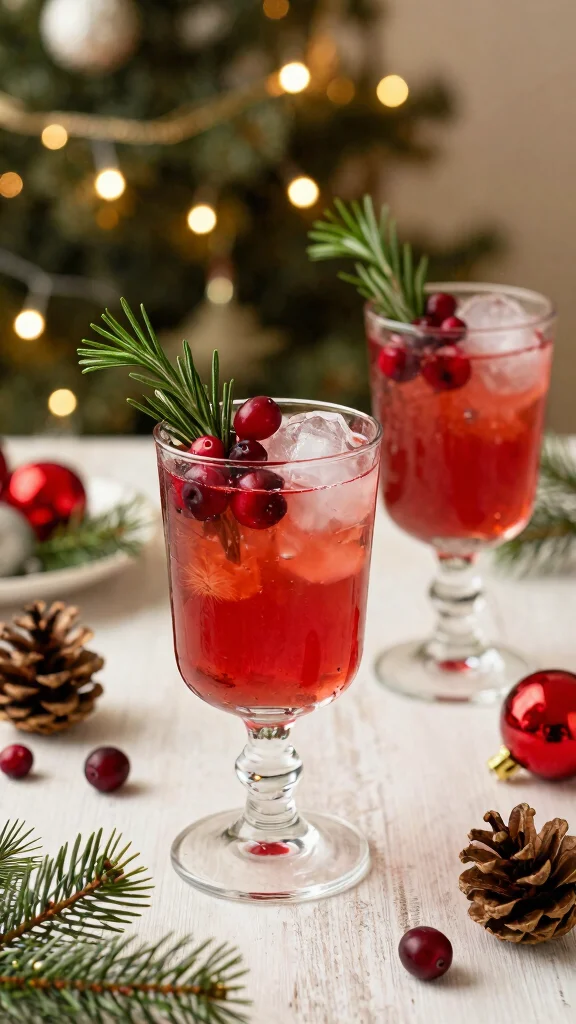 19 Refreshing and Easy Cranberry Juice Recipes - 14. Holiday Cranberry Spritzer 1