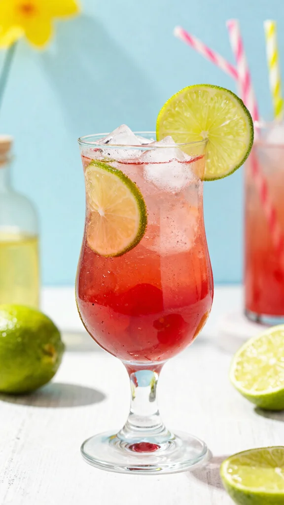 19 Refreshing and Easy Cranberry Juice Recipes - 17. Cranberry Lime Spritzer 1
