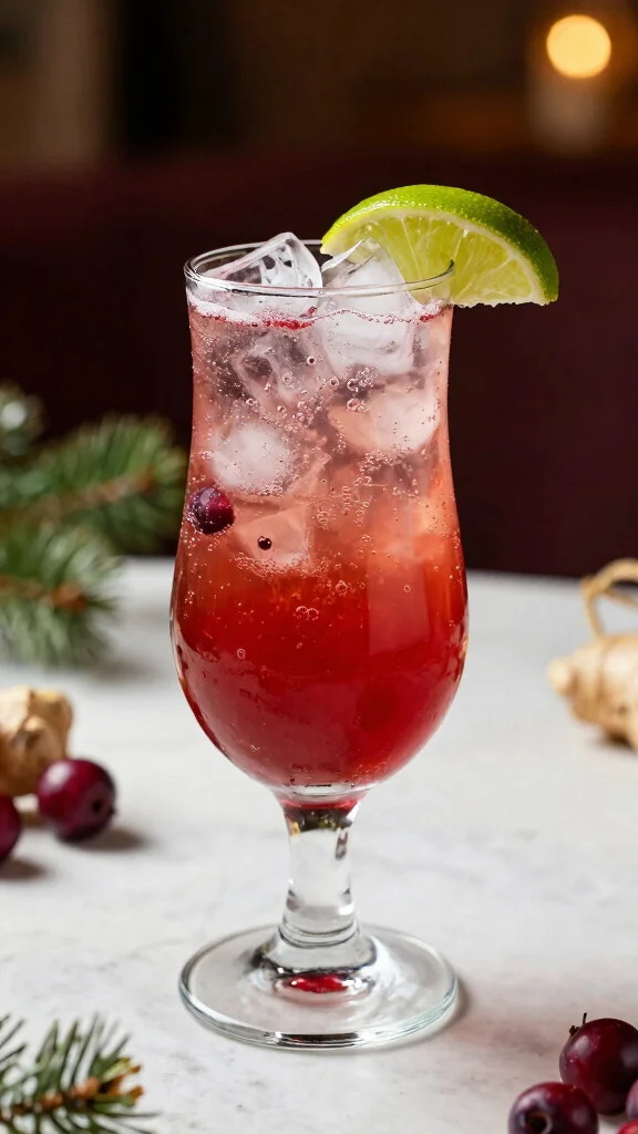 19 Refreshing and Easy Cranberry Juice Recipes - 4. Cranberry Ginger Fizz 1