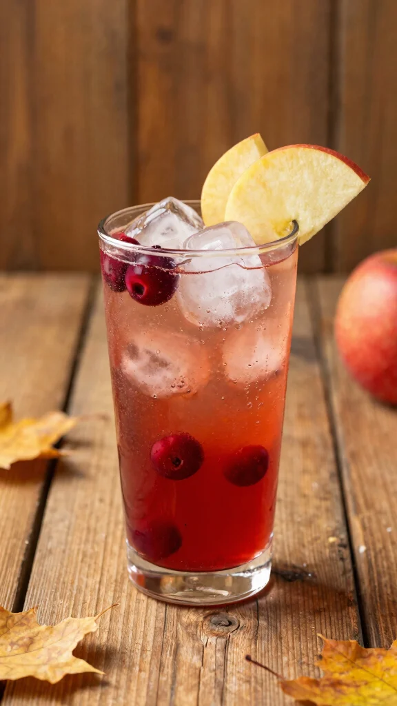 19 Refreshing and Easy Cranberry Juice Recipes - 6. Cranberry Apple Spritzer 1