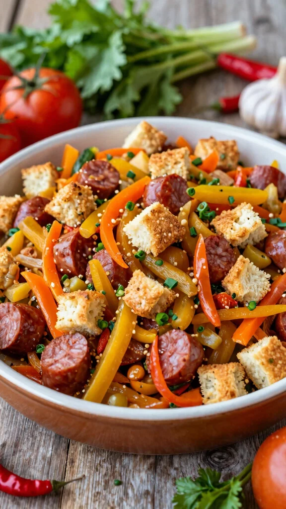 19 Sausage Stuffing Recipes Perfect for Holidays and Cozy Dinners - 15. Loaded Sausage Stuffing 1