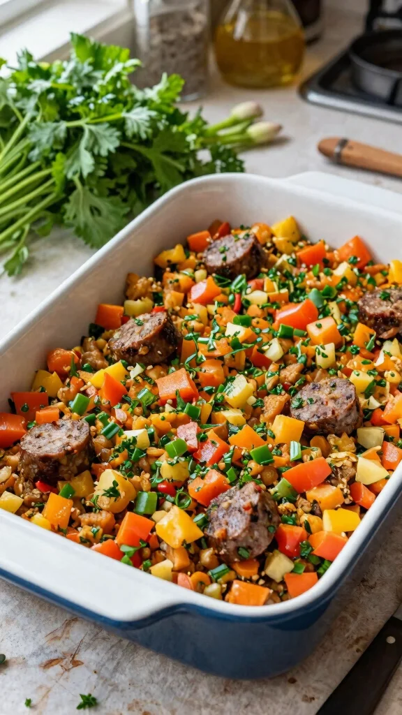19 Sausage Stuffing Recipes Perfect for Holidays and Cozy Dinners - 4. Vegan Sausage Stuffing 1