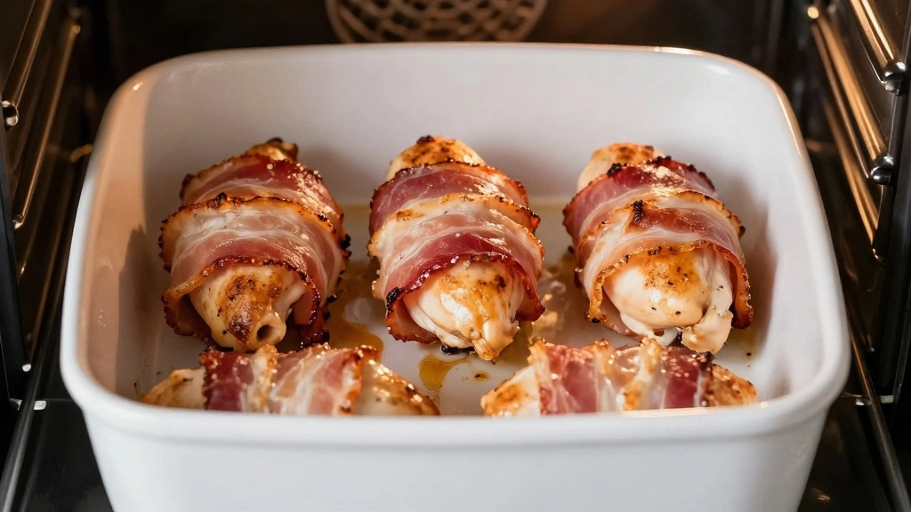 Bacon Brown Sugar Chicken Tenders That Are Sweet, Smoky, and Crispy-Baked - Step 6: Bake the Tenders 1