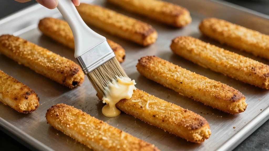 Cheesy Taco Sticks That Are Crispy, Melty, and Perfect for Dipping - Step 7: Brush with Butter 1