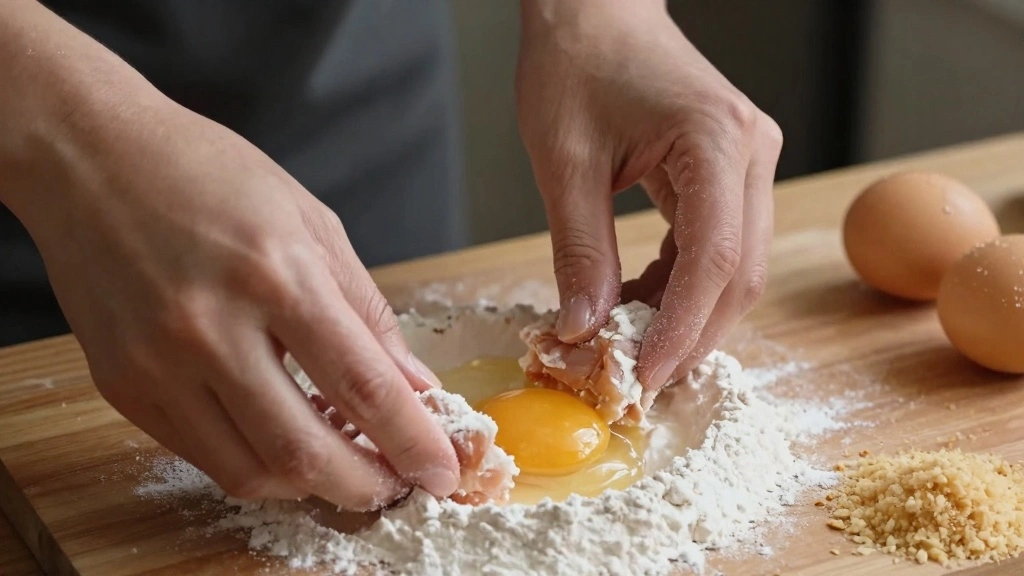 Chicken Parm Sandwich With Crispy Chicken, Melty Mozzarella, and Marinara - Step 2: Bread the Chicken 1