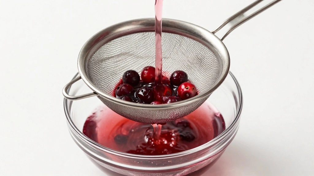 Cranberry Juice That's Bright, Tart-Sweet, and Easy to Make at Home - Step 4: Strain the Juice 1