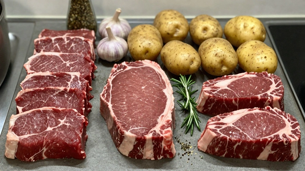 Crockpot Steak Bites and Potatoes That Come Out Tender, Garlicky, and Delicious - Step 1: Prepare Ingredients 1