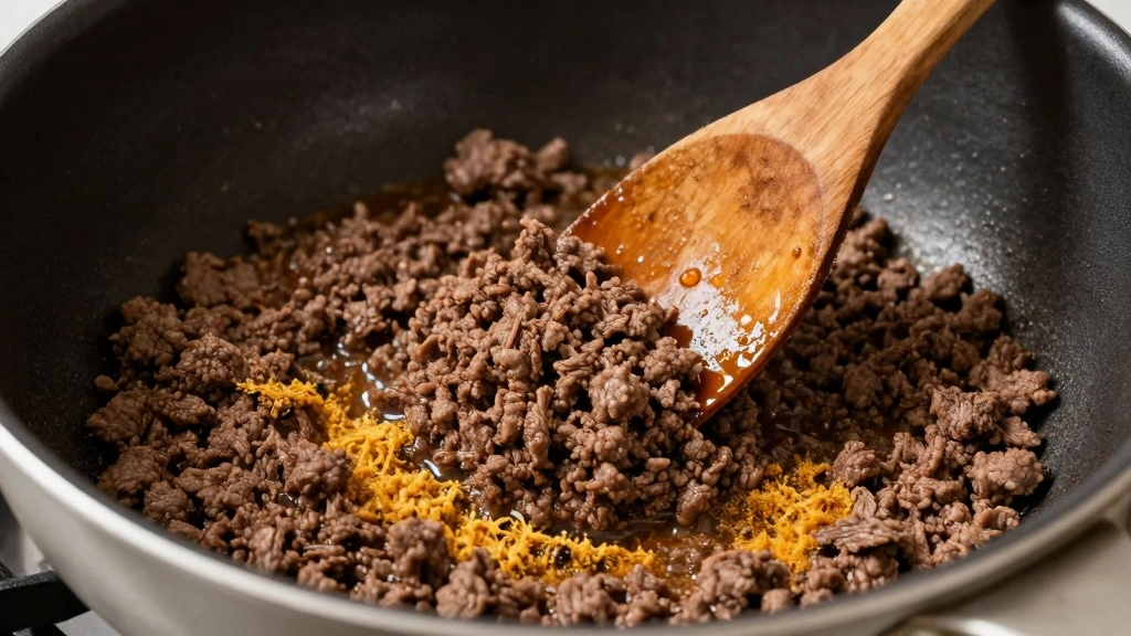 Crockpot Taco Meat That's Juicy, Bold, and Perfect for Meal Prep - Step 2: Brown the Meat 1
