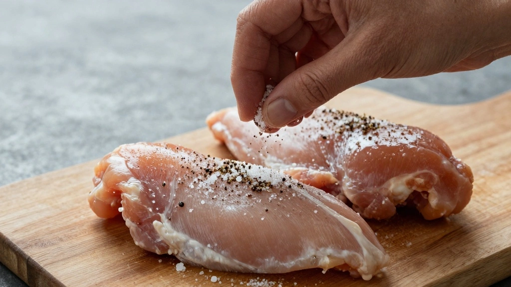 Longhorn Parmesan Crusted Chicken Copycat  That's Crispy, Cheesy, and Juicy - Step 2: Season the Chicken 1