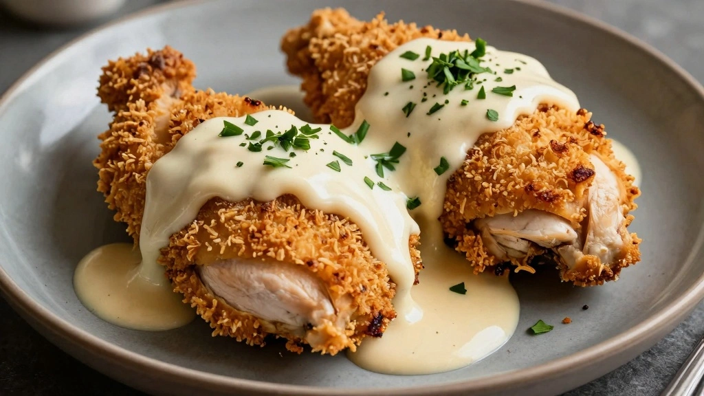 Longhorn Parmesan Crusted Chicken Copycat  That's Crispy, Cheesy, and Juicy - Step 9: Serve the Dish 1