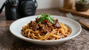 Mongolian Ground Beef Noodles That Are Sticky-Saucy and Ready in 30 Minutes