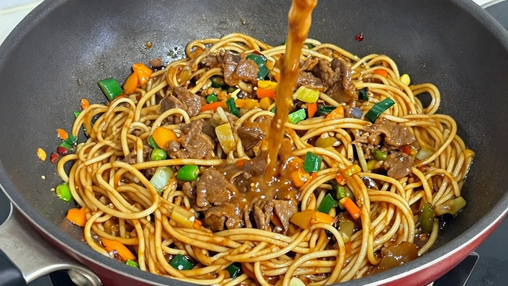 Mongolian Ground Beef Noodles That Are Sticky-Saucy and Ready in 30 Minutes - Step 6: Combine Ingredients 1