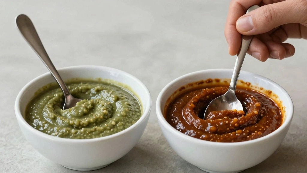 Papdi Chaat Recipe That's Crunchy, Tangy, and Loaded With Flavor in Every Bite - Step 5: Mix Chutneys 1