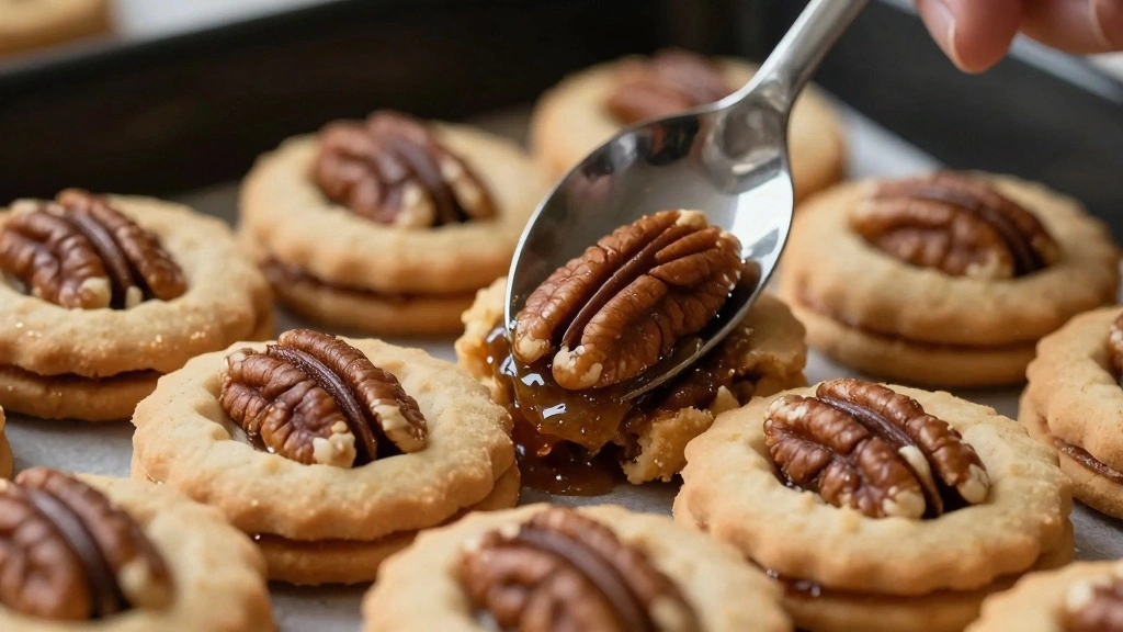 Pecan Pie Cookies With Gooey Centers and Toasty Pecans, Holiday-Perfect - Step 7: Add the Filling 1